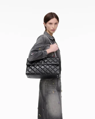 Bolso bandolera acolchado XL convertible doble