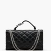 Bolso bandolera acolchado XL convertible doble