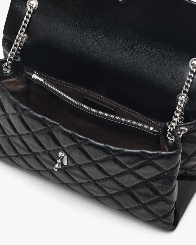 Bolso bandolera acolchado XL convertible doble