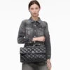 Bolso bandolera acolchado XL convertible doble