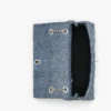 Bolso convertible de denim acolchado