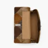 Bolso grande doble de ante con parches