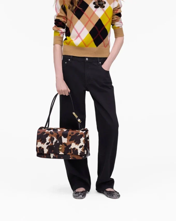 Bolso grande Dual de piel de becerro