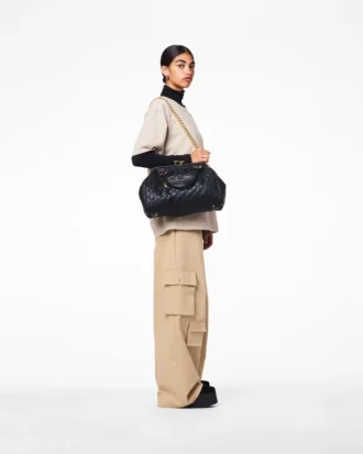 Bolso Stam de cuero acolchado reeditado
