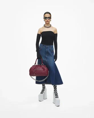 Bolso Stam de cuero acolchado reeditado