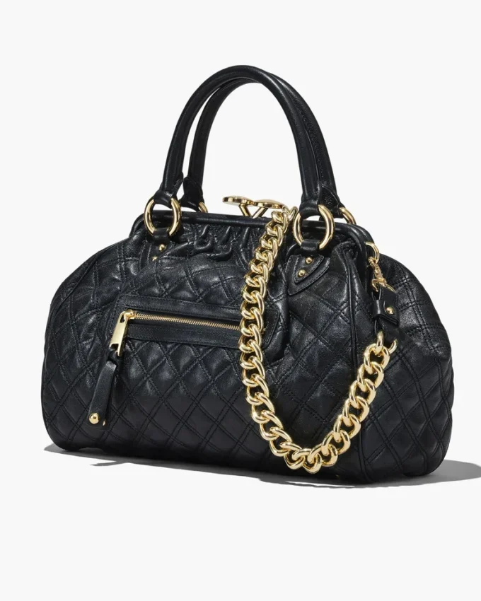 Bolso Stam de cuero acolchado reeditado