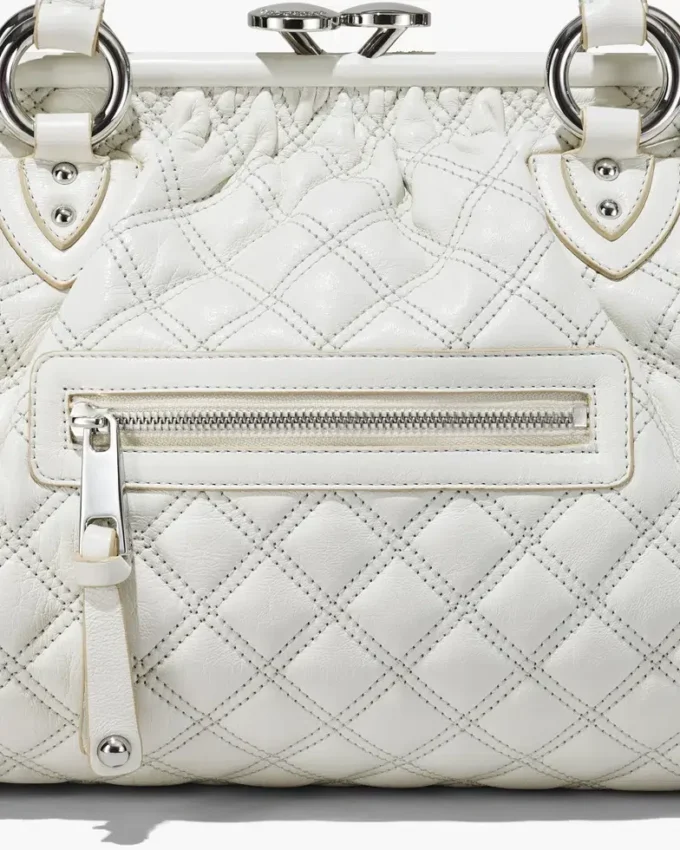 Bolso Stam de cuero acolchado reeditado
