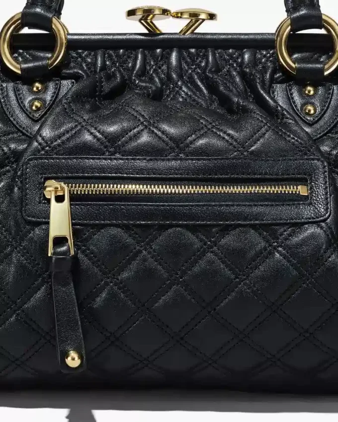 Bolso Stam de cuero acolchado reeditado