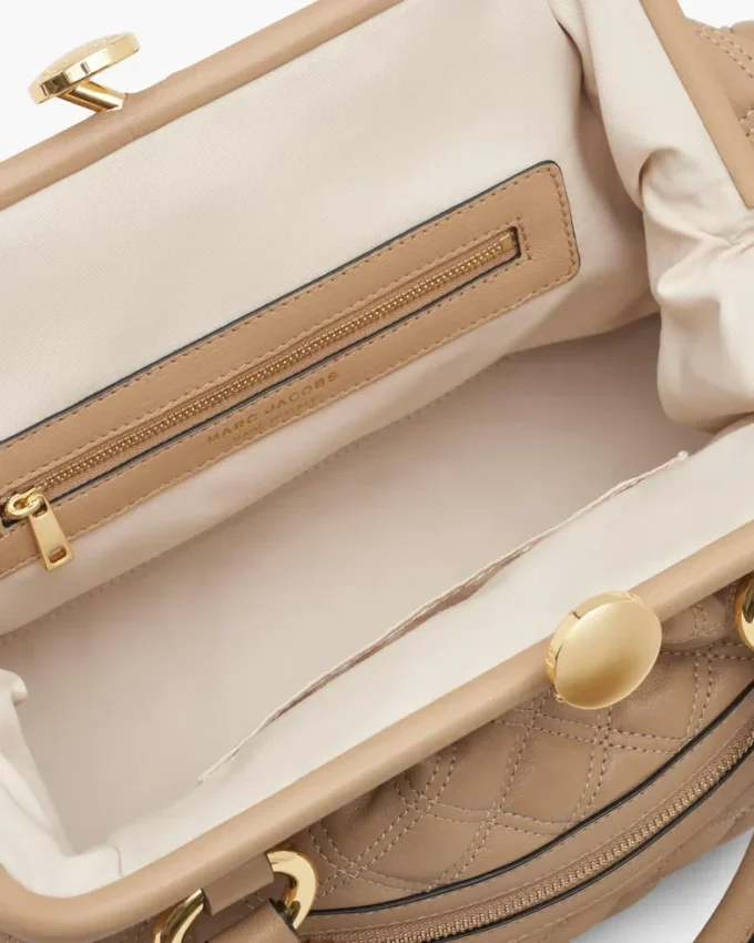 Bolso Stam de cuero acolchado reeditado