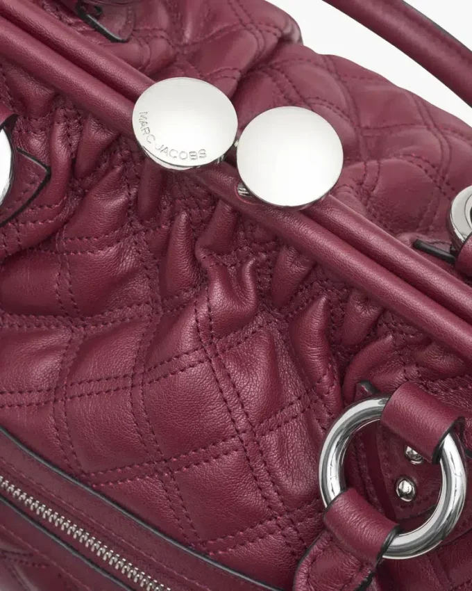 Bolso Stam de cuero acolchado reeditado