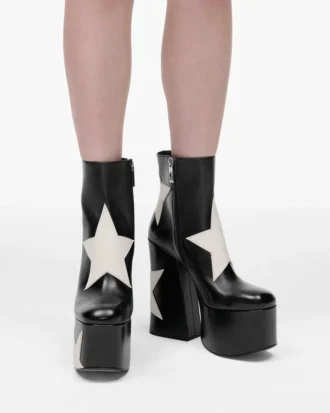 Bota con plataforma Star Patchwork Kiki