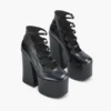 Botines Kiki con relieve de cocodrilo