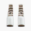 Botines Kiki con relieve de cocodrilo