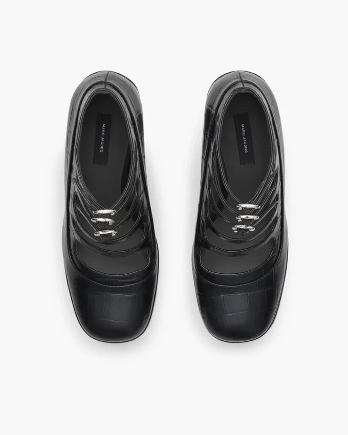 Botines Kiki con relieve de cocodrilo