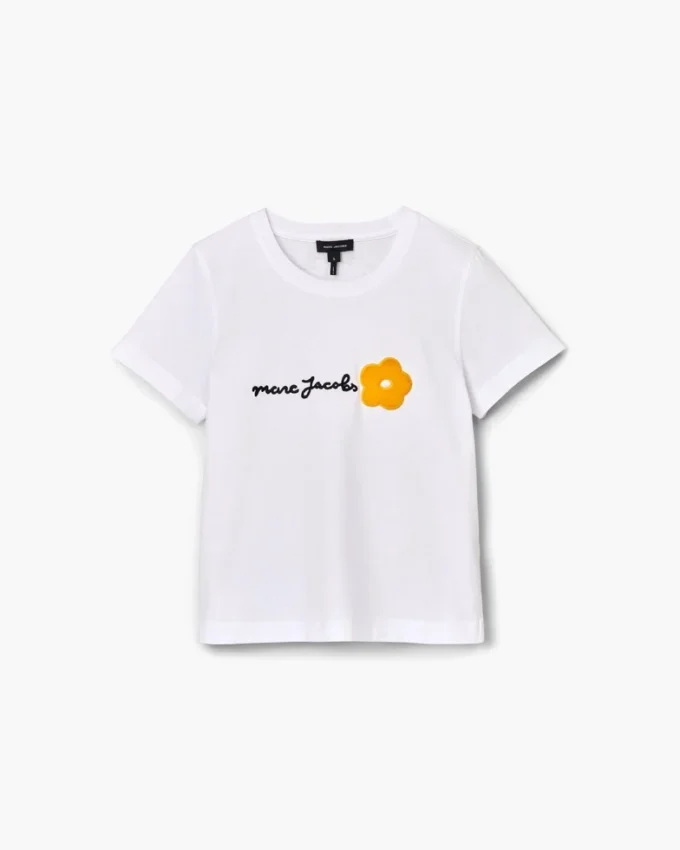 Camiseta ajustada con logotipo Daisy