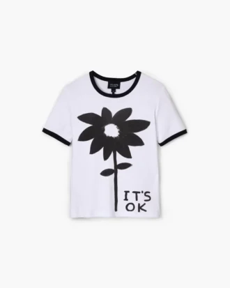 Camiseta con cuello redondo «It’s Ok» de David Shrigley X Marc Jacobs