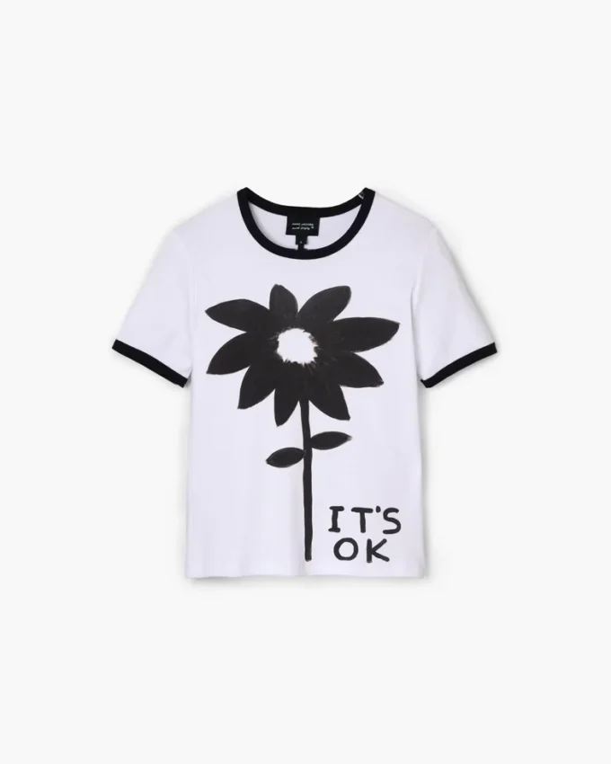 Camiseta con cuello redondo «It’s Ok» de David Shrigley X Marc Jacobs
