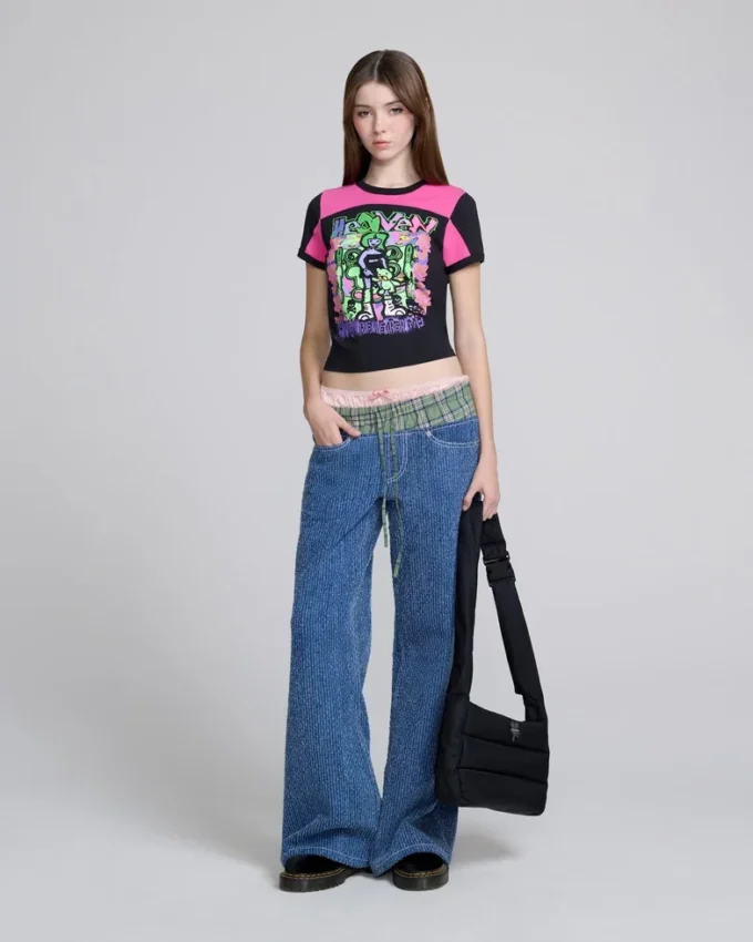 Camiseta con panel «Do U Remember»