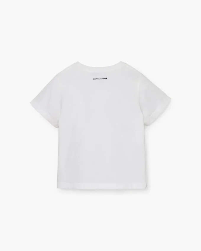Camiseta slim con ojales Trompe L’Oeil