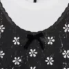 Camiseta slim con ojales Trompe L’Oeil