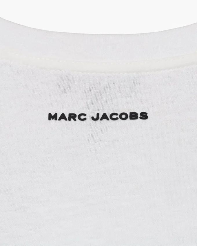 Camiseta slim con ojales Trompe L’Oeil