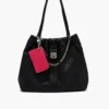 Cartera con cremallera superior y charms