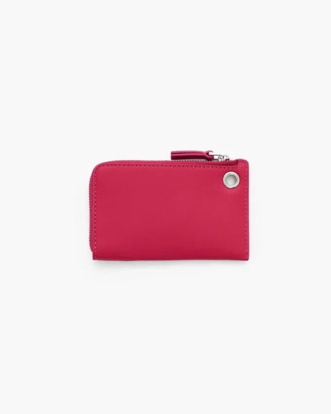 Cartera con cremallera superior y charms