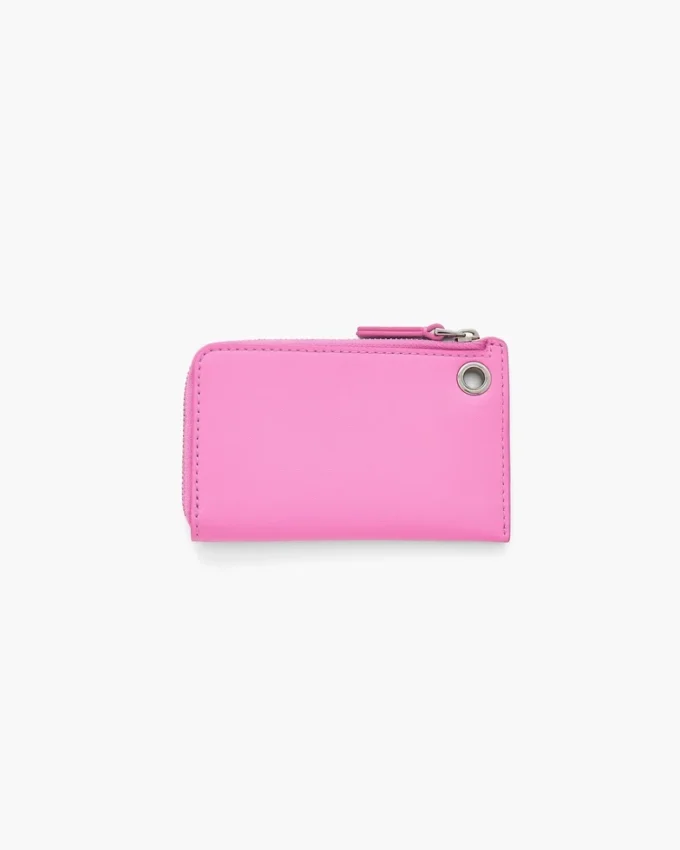 Cartera con cremallera superior y charms