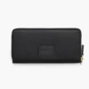 Cartera continental de cuero