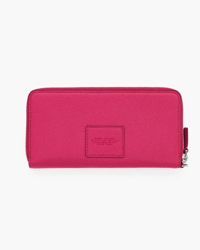 Cartera continental de cuero