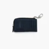 Cartera múltiple con cremallera superior de cuero