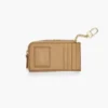 Cartera múltiple con cremallera superior de cuero