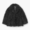 Chaqueta de mujer de pelo sintético