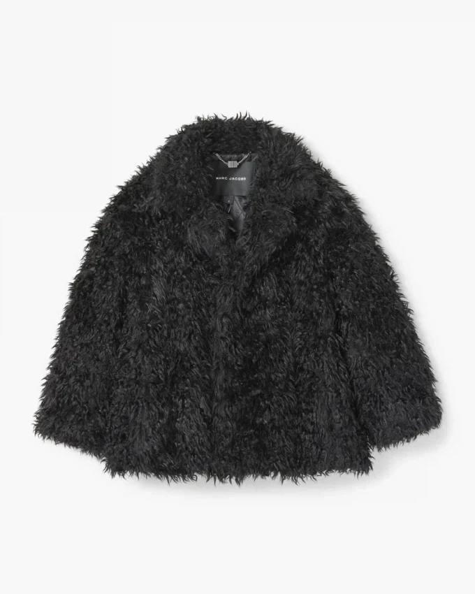 Chaqueta de mujer de pelo sintético