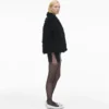 Chaqueta de mujer de pelo sintético