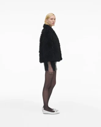 Chaqueta de mujer de pelo sintético