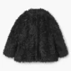 Chaqueta de mujer de pelo sintético