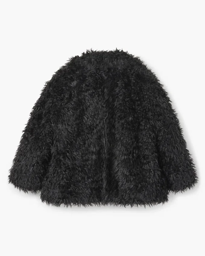 Chaqueta de mujer de pelo sintético