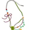 Collar con colgante de goma