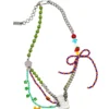Collar con colgante de goma