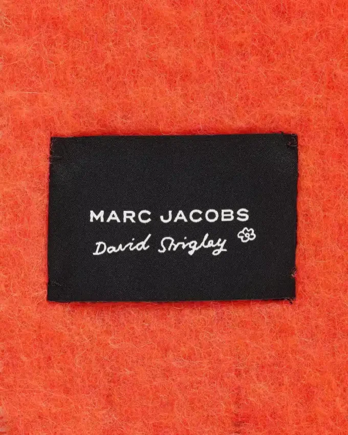 David Shrigley X Marc Jacobs Bufanda de lana con estampado de serpiente