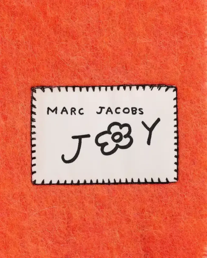 David Shrigley X Marc Jacobs Bufanda de lana con estampado de serpiente