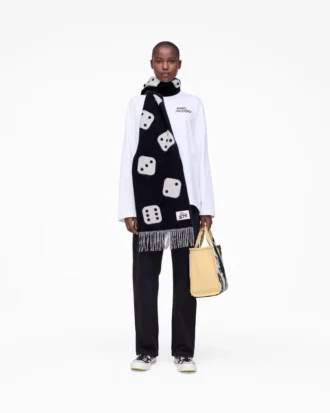 Derrick Adams X Marc Jacobs Bufanda de lana con diseño de dados