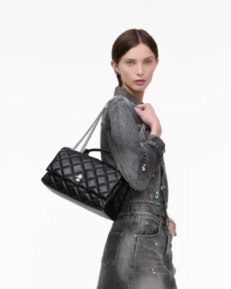 El bolso bandolera acolchado convertible doble