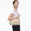 El bolso bandolera acolchado convertible doble