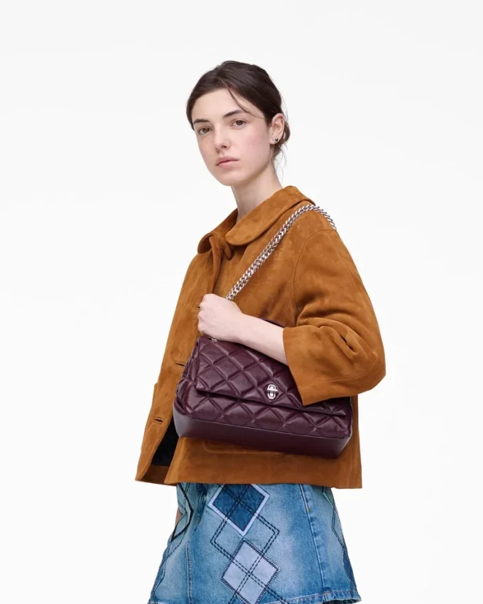 El bolso bandolera acolchado convertible doble
