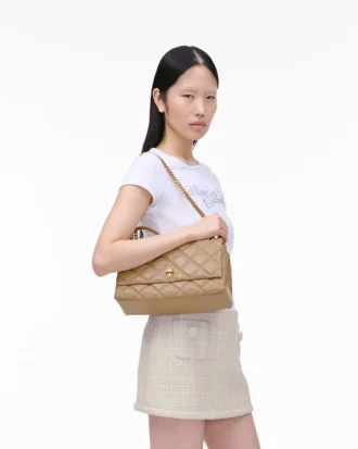 El bolso bandolera acolchado convertible doble
