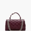 El bolso bandolera acolchado convertible doble