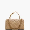 El bolso bandolera acolchado convertible doble