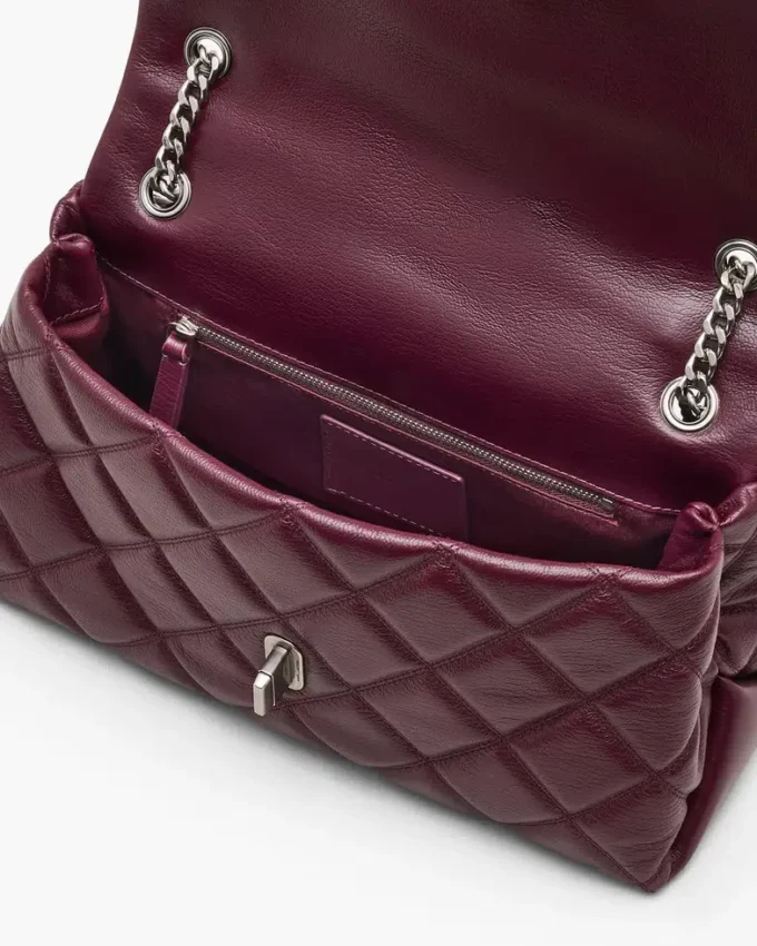 El bolso bandolera acolchado convertible doble